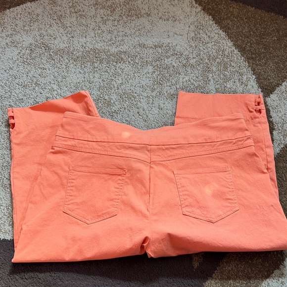 Ruby Rd. Orange Capris - Picture 4 of 5